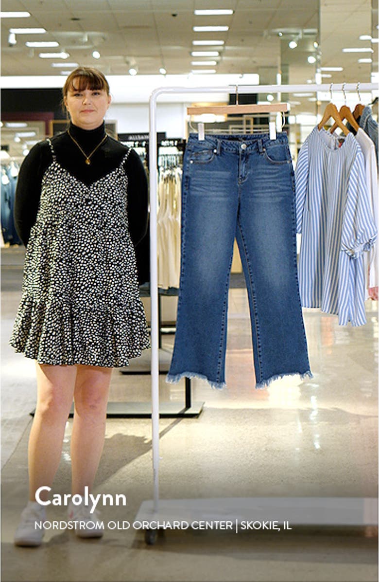 Demi High Waist Ankle Bootcut Jeans, sales video thumbnail