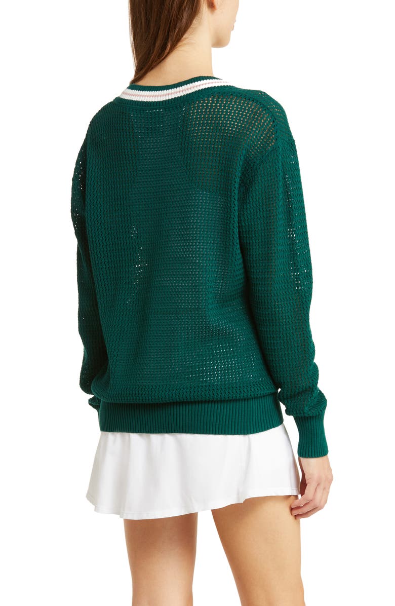 Varley Open Stitch Cotton Tennis Sweater, Alternate, color,