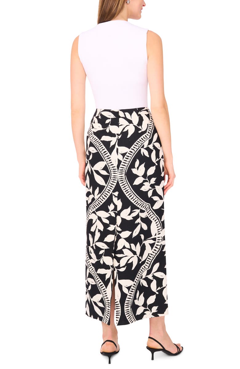 Parker The Kiley Straight Midi Skirt, Alternate, color, Rich Black