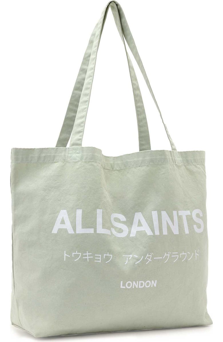 AllSaints Underground Tote, Alternate, color, Powdered Green