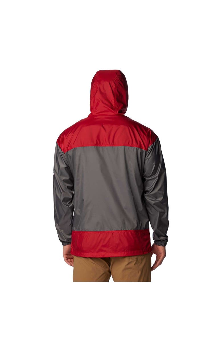 Columbia Men's Columbia Charcoal Oklahoma Sooners Flash Challenger Omni-Shade Full-Zip Windbreaker Hoodie Jacket, Alternate, color, Charcoal