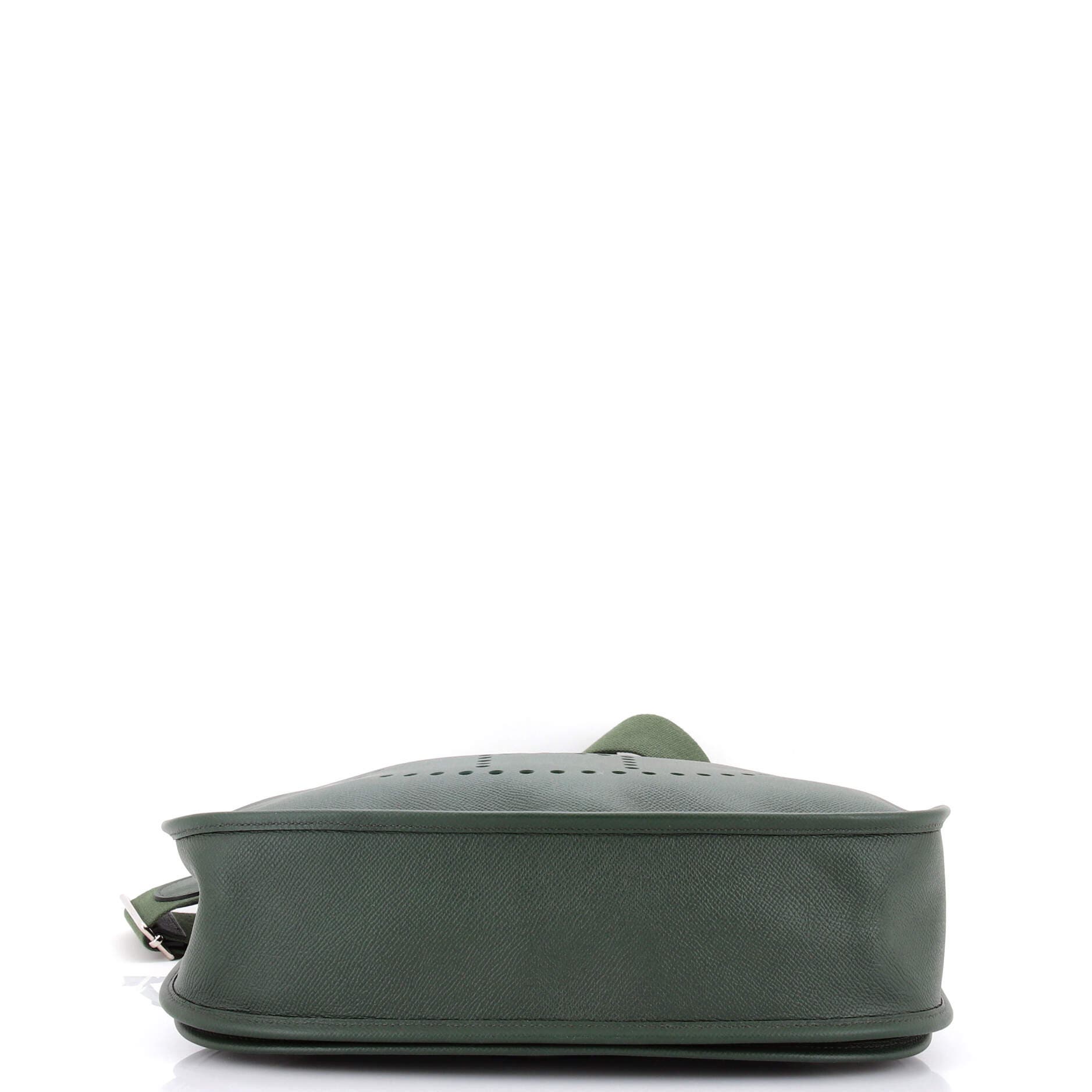 Pre-Owned Hermes Evelyne Bag Gen III Epsom GM, Alternate, color, Vert Anglais