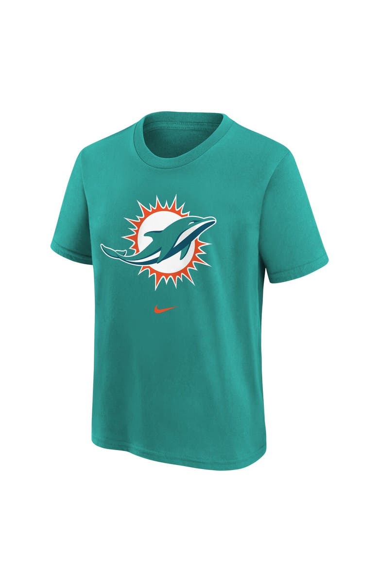 Nike Youth Nike Aqua Miami Dolphins Primary Logo Legend T-Shirt, Alternate, color, Aqua