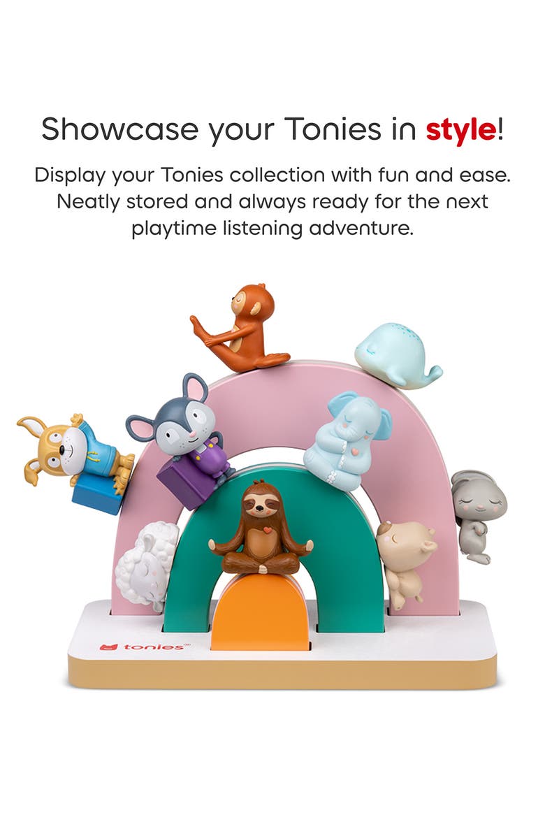 tonies Mini Rainbow Tabletop Shelf, Alternate, color, Multicolor