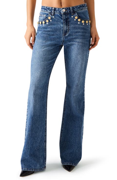 Irys Rivet Flare Jeans