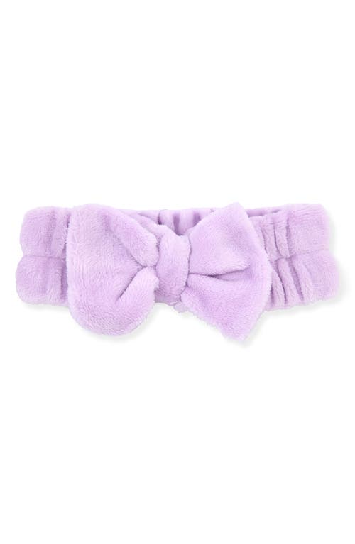 Sleep On It Kids' Check Two-piece Long Pajamas & Headband Set In Pink