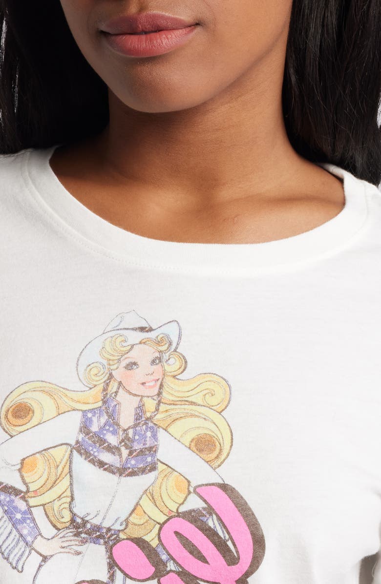 Junk Food Barbie<sup>®</sup> Cowgirl Oversize Graphic T-Shirt, Alternate, color, 