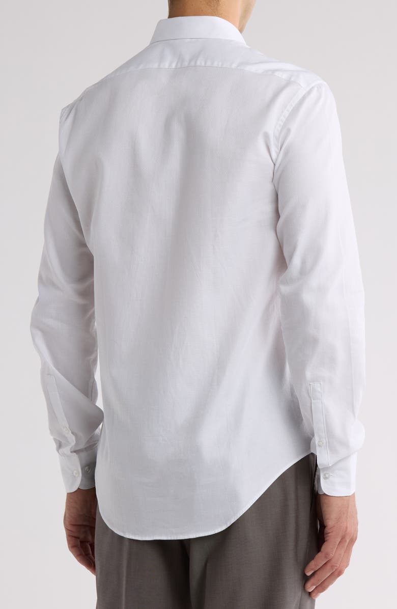 Calvin Klein Slim Fit Tuxedo Dress Shirt, Alternate, color, White