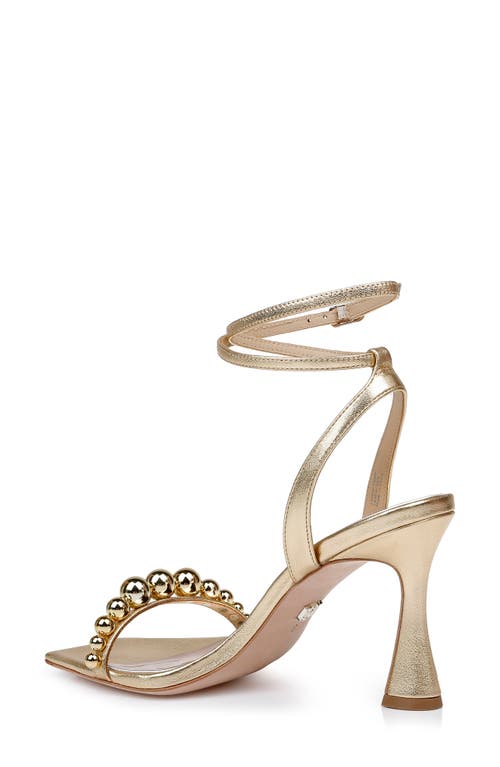 BADGLEY MISCHKA BADGLEY MISCHKA COLLECTION CAILEY ANKLE STRAP METALLIC SANDAL