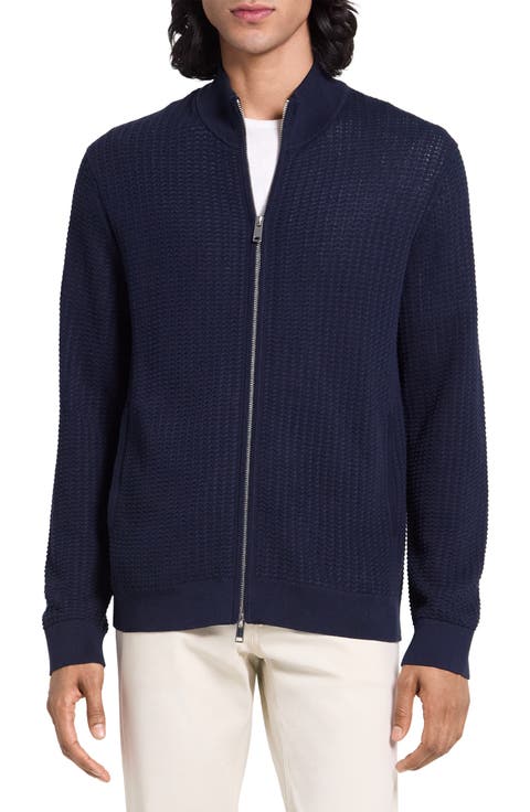 Walton Full Zip Cotton Cardigan