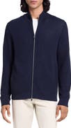 Theory Walton Full Zip Cotton Cardigan