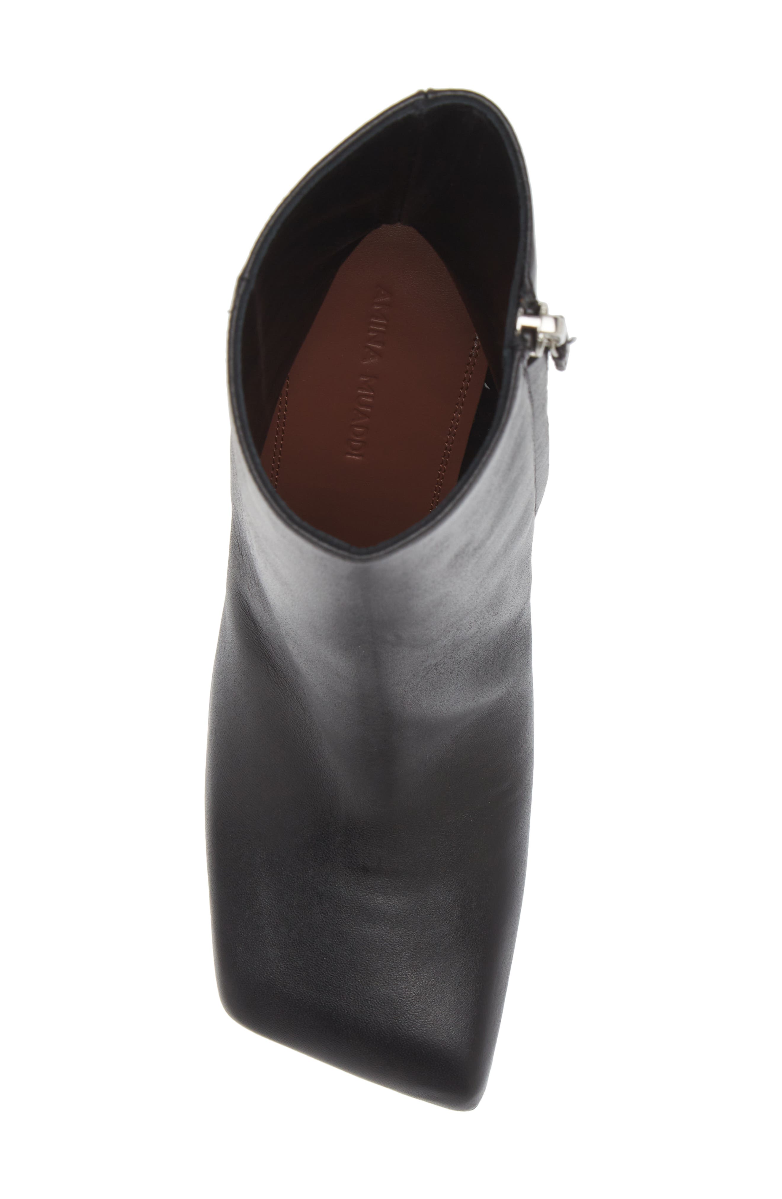 Amina Muaddi Marine Square Toe Bootie, Alternate, color, 