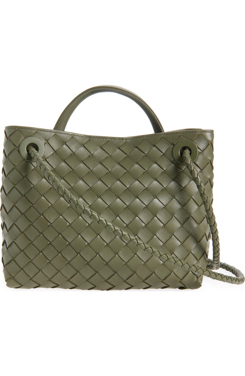 Bottega Veneta Small Andiamo Intrecciato Shoulder Bag, Alternate, color, 3297 Pickle-Vin Si