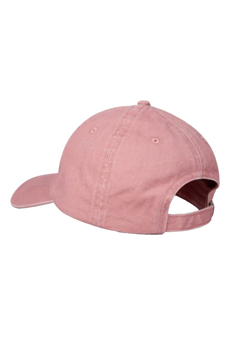 Abersoch Logo Baseball Cap, Alternate, color, Coral