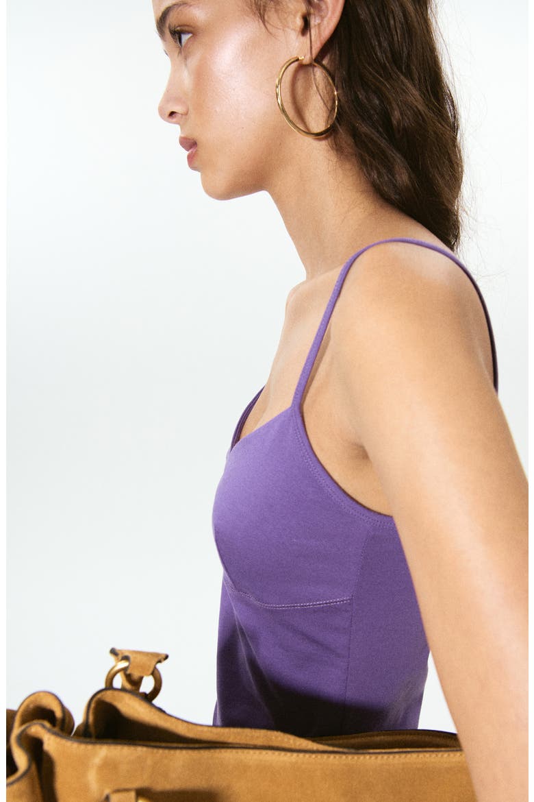 Starring Hailey Bieber Mimi Top, Alternate, color, PURPLE