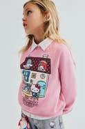 H&M Printed Brushed-Inside Sweatshirt