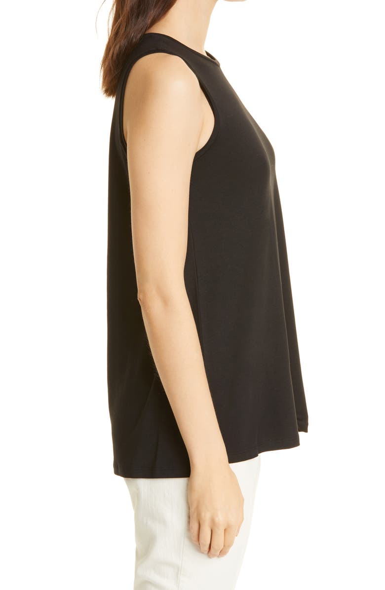 Eileen Fisher Crewneck Long Tank, Alternate, color,