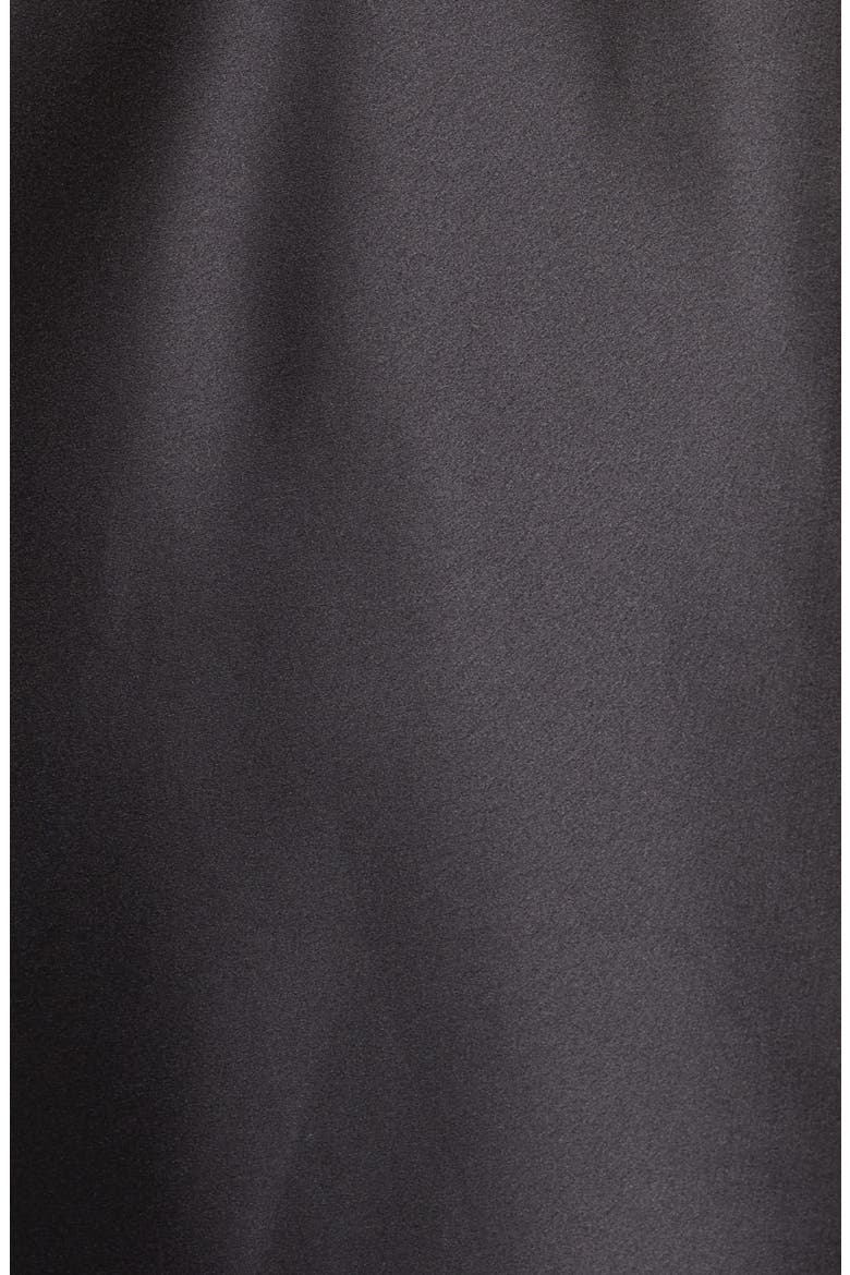 Fresh Satin Chemise, Alternate, color, BLACK