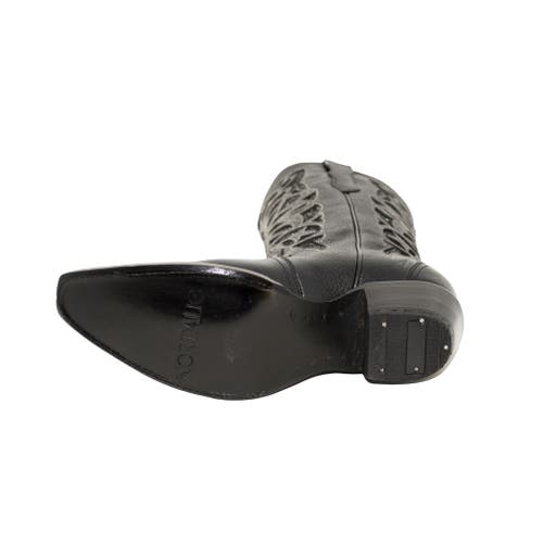 Nortalie The Noche Western Cowboy Boot In Black