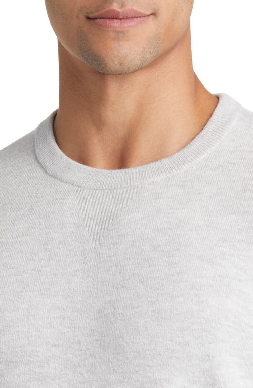 Faherty Jackson Crewneck Sweater In Ivory Ice Heather