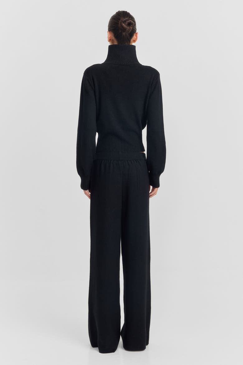Clarisse Knit Pant, Alternate, color, Black