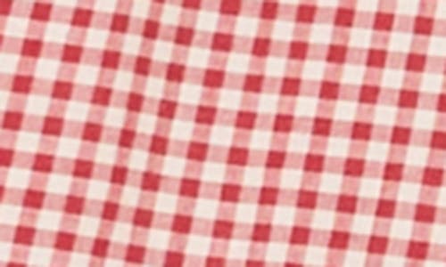 Blu Pepper Gingham Tie Strap Fit & Flare Sundress In Purple