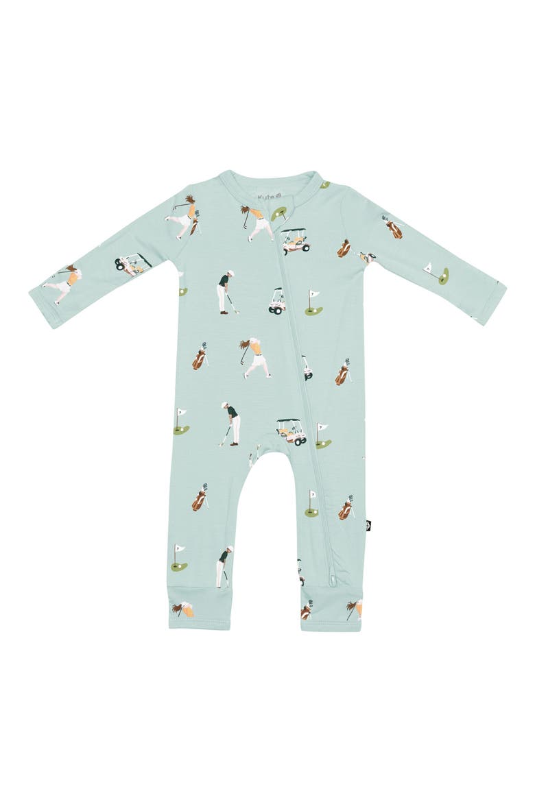 Golf Zip-Up Romper, Main, color, GOLF