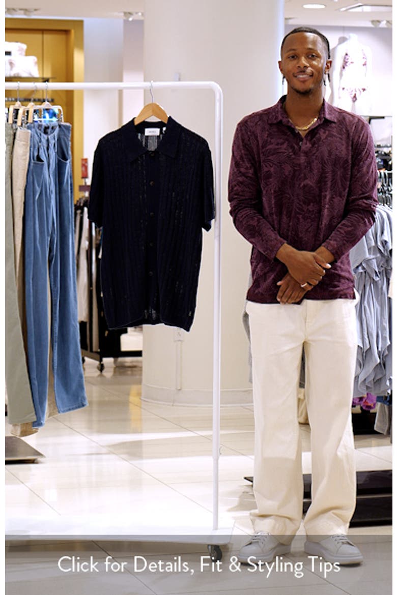 Floyd Knit Short Sleeve Button-Up Shirt video