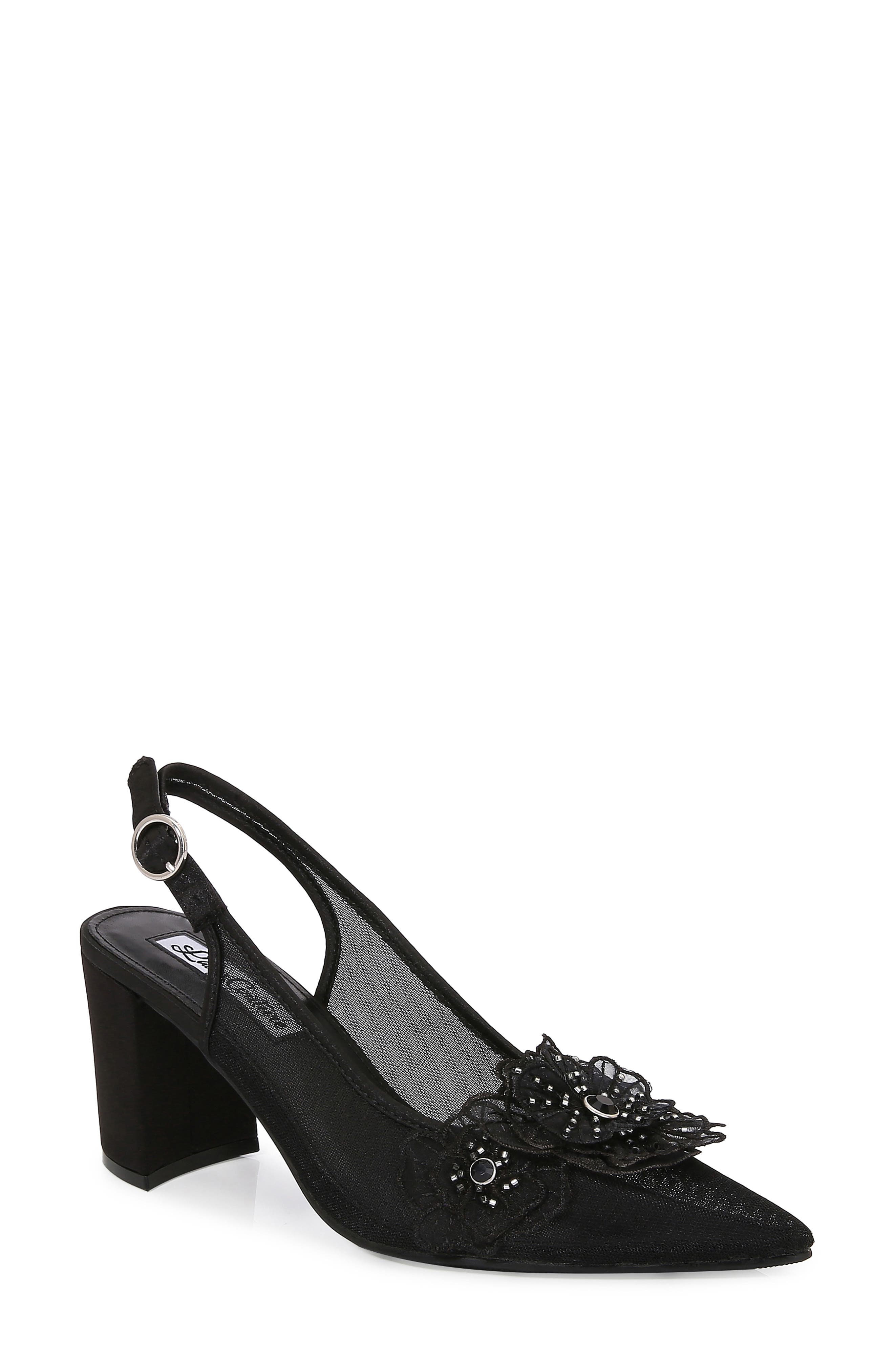 LADY COUTURE Ballroom Pointed Toe Slingback Pump, Main, color, 