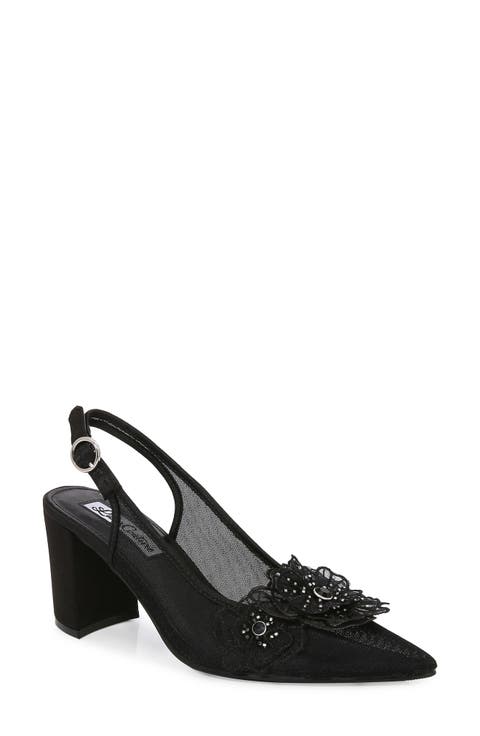 Ballroom Pointed Toe Slingback Pump (Women)
