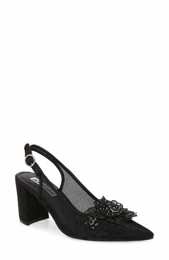 LADY COUTURE Ballroom Pointed Toe Slingback Pump