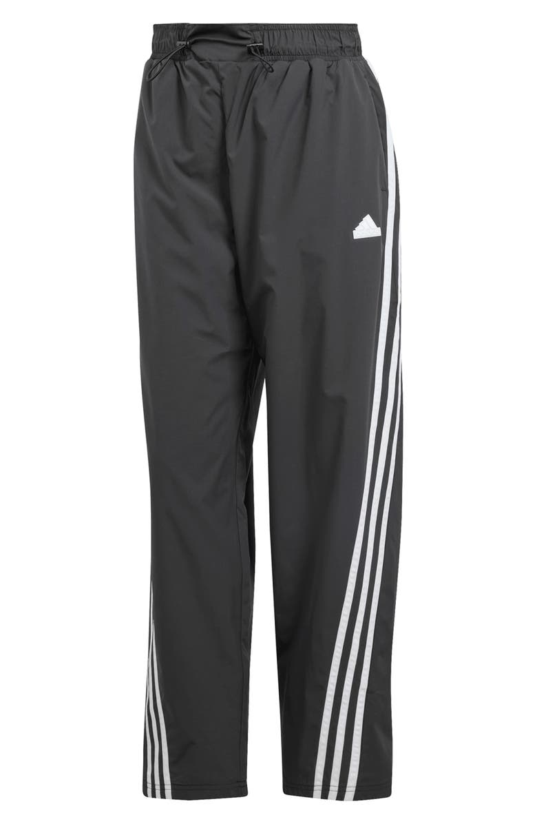adidas Future Icons 3-Stripes Recycled Polyester Ripstop Track Pants, Alternate, color,