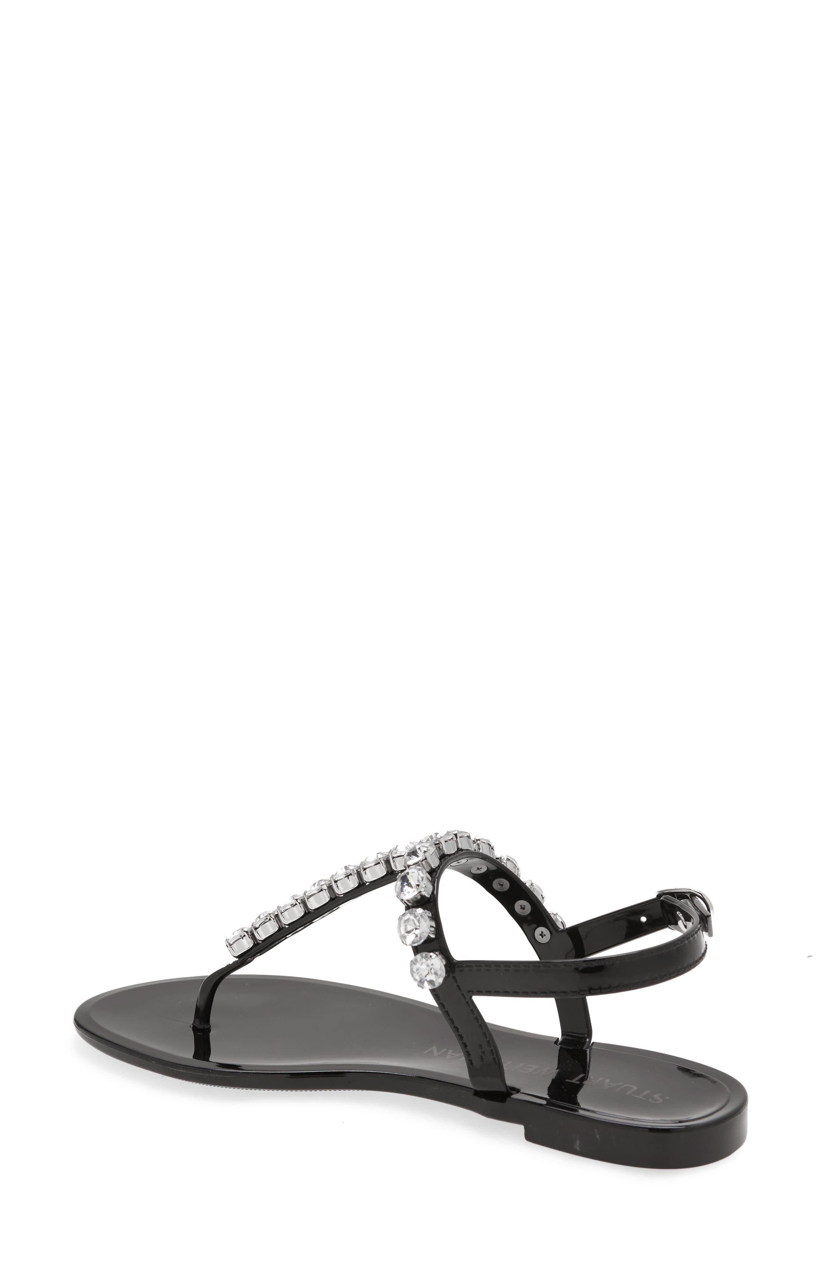 Stuart Weitzman Jaide Round Jewel Jelly Flat, Alternate, color, 