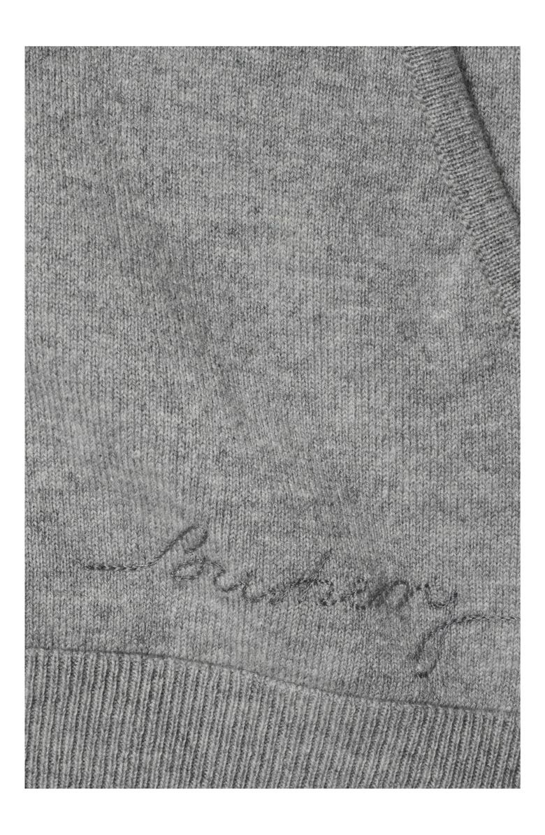 Burberry Cashmere Blend Zip Hoodie, Alternate, color,