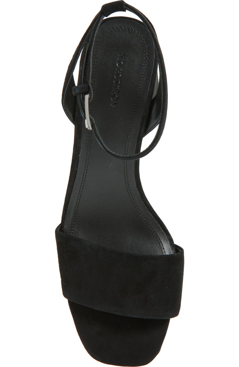 Nordstrom Beatrix Ankle Strap Sandal, Alternate, color, Black