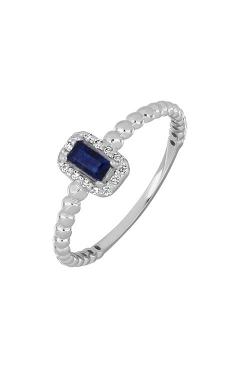 El Mar Ruby & Diamond Stackable Ring - 0.1ct. (Nordstrom Exclusive)
