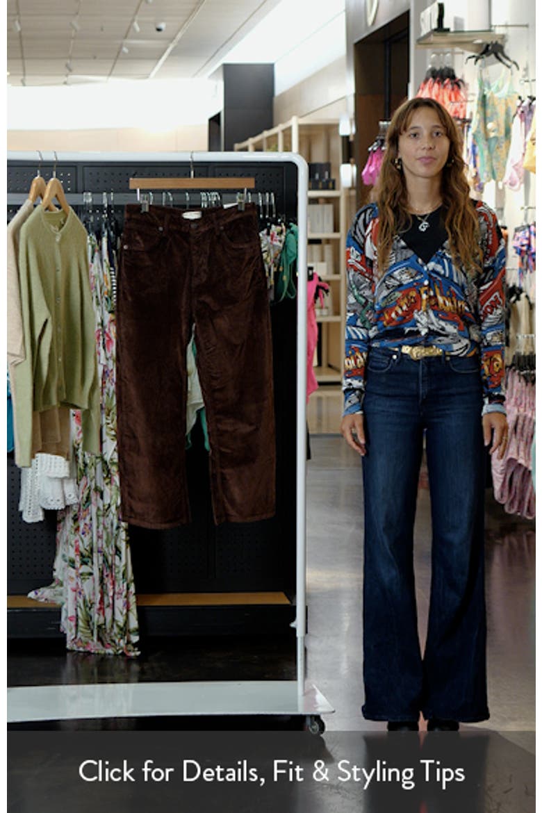 Deep Trance Corduroy Wide Leg Ankle Pants video