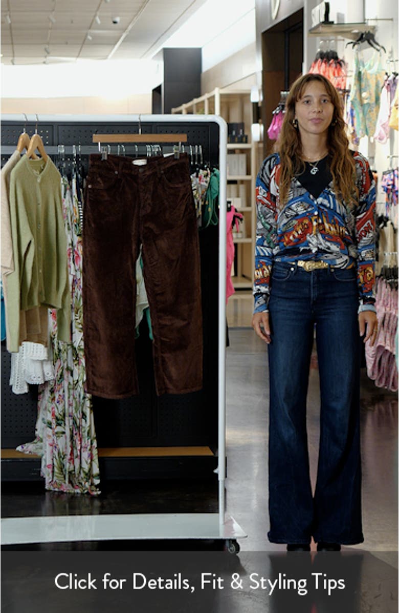 Deep Trance Corduroy Wide Leg Ankle Pants, sales video thumbnail