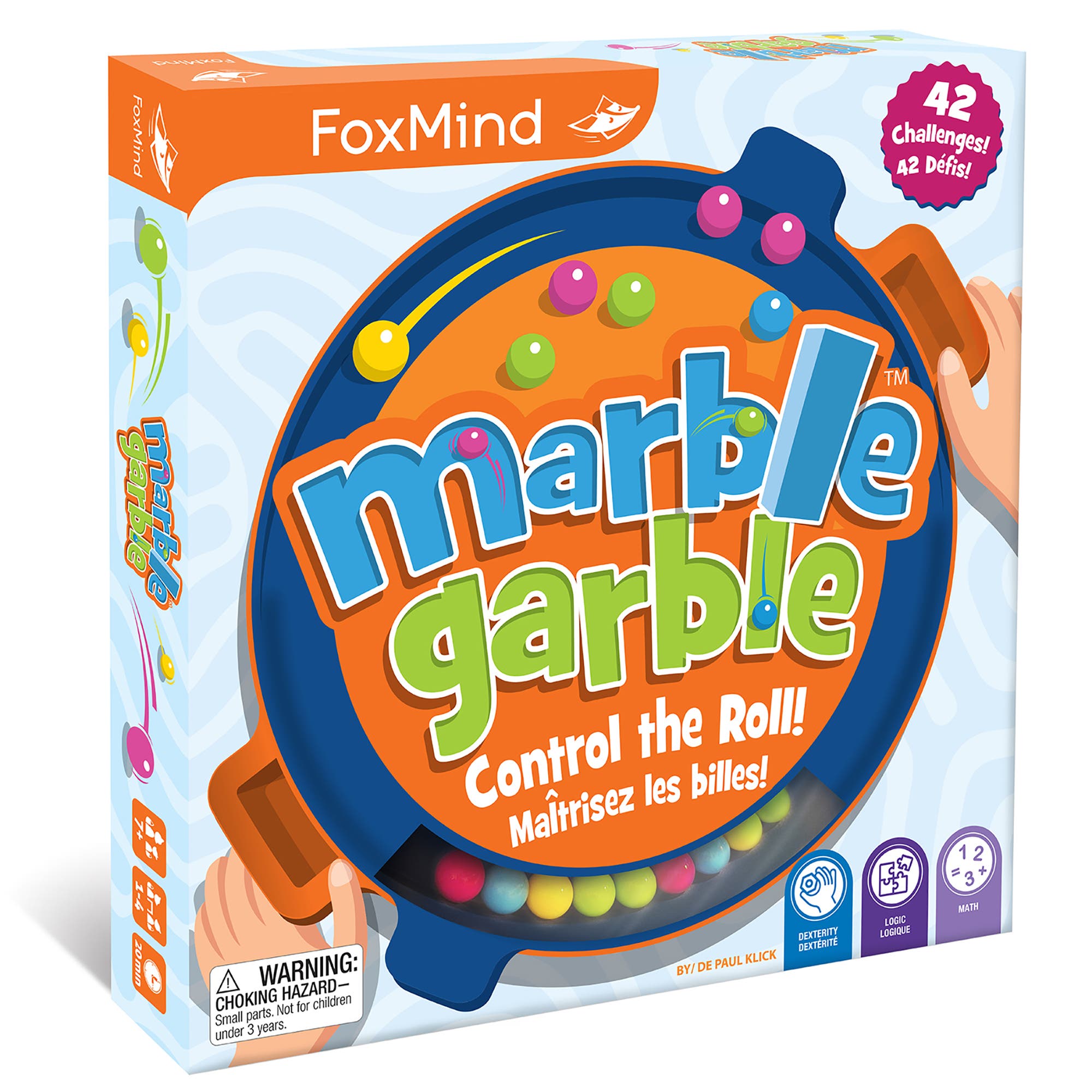 FoxMind Marble Garble Family Dexterity Game in Multicolored 