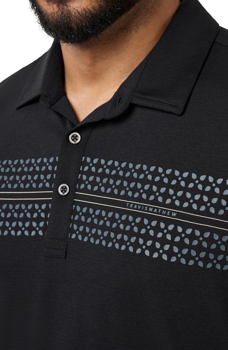 TravisMathew Performance Jersey Polo, Alternate, color, Black