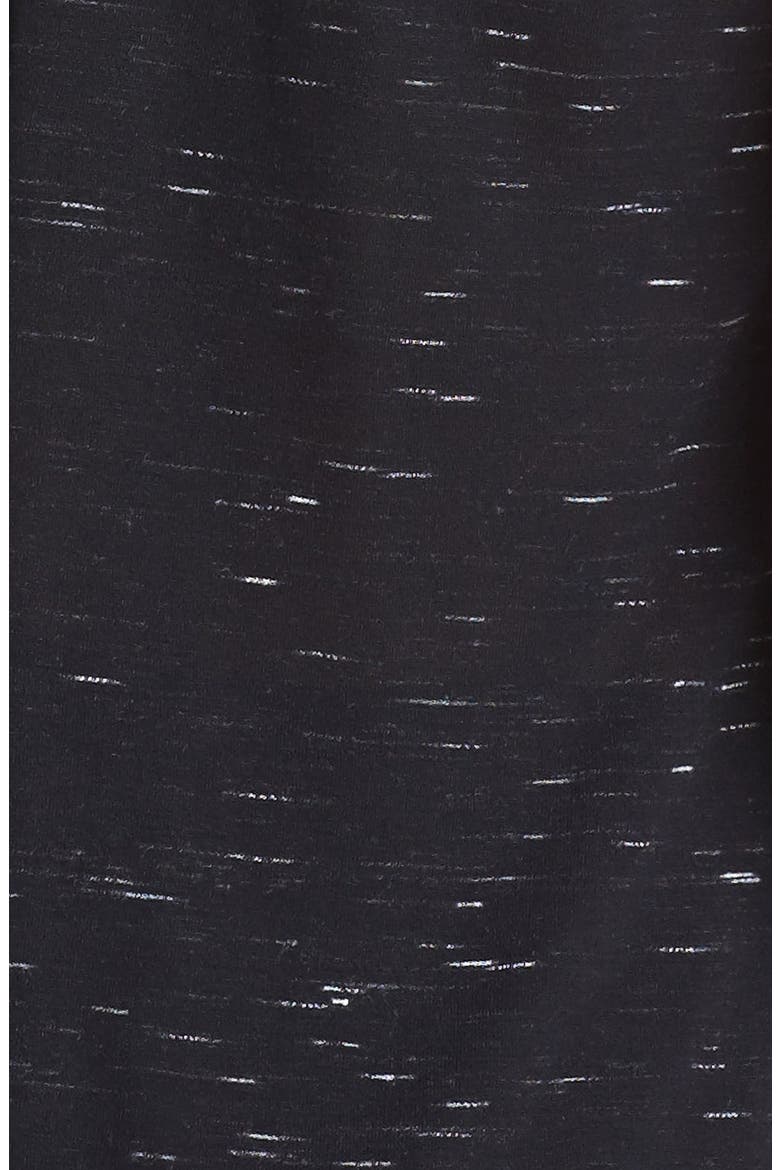 Sleeveless Tie Neck Knit Shirt, Alternate, color, FLECKED BLACK