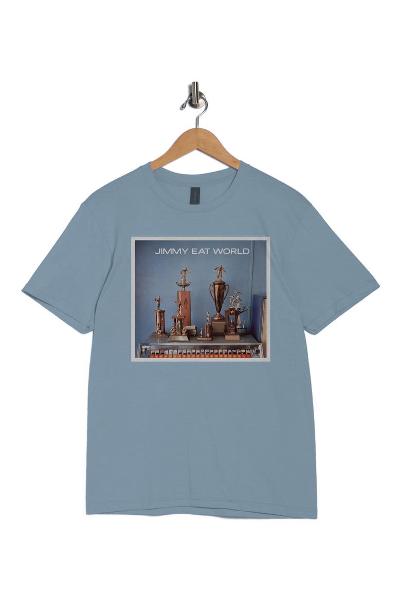 Jimmy Eat World Bleed America Graphic T-Shirt, Alternate, color, LIGHT BLUE