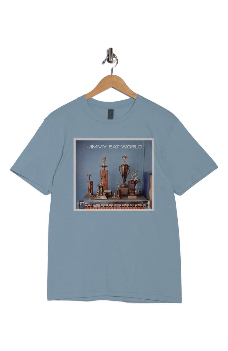 Monster Digital Jimmy Eat World Bleed America Graphic T-Shirt, Alternate, color, Light Blue