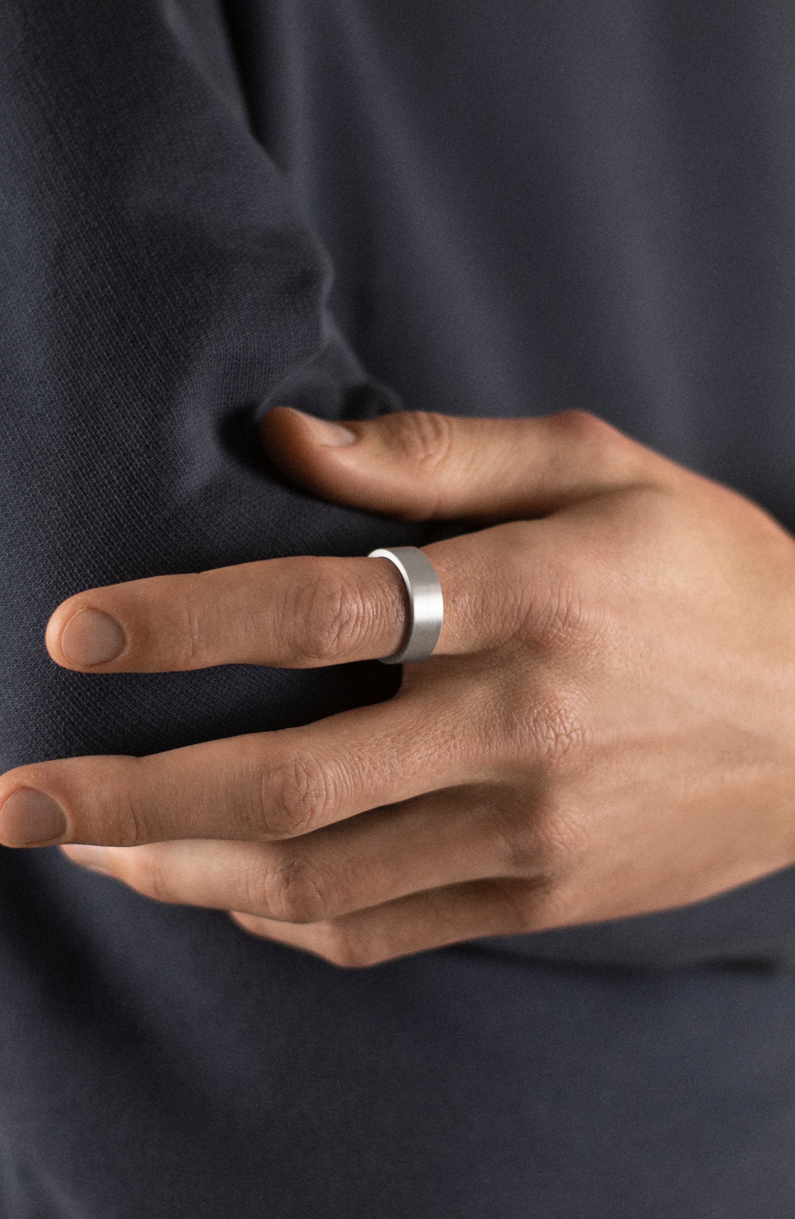 le gramme Men's Ribbon 11G Brushed Sterling Silver Band Ring | Nordstrom