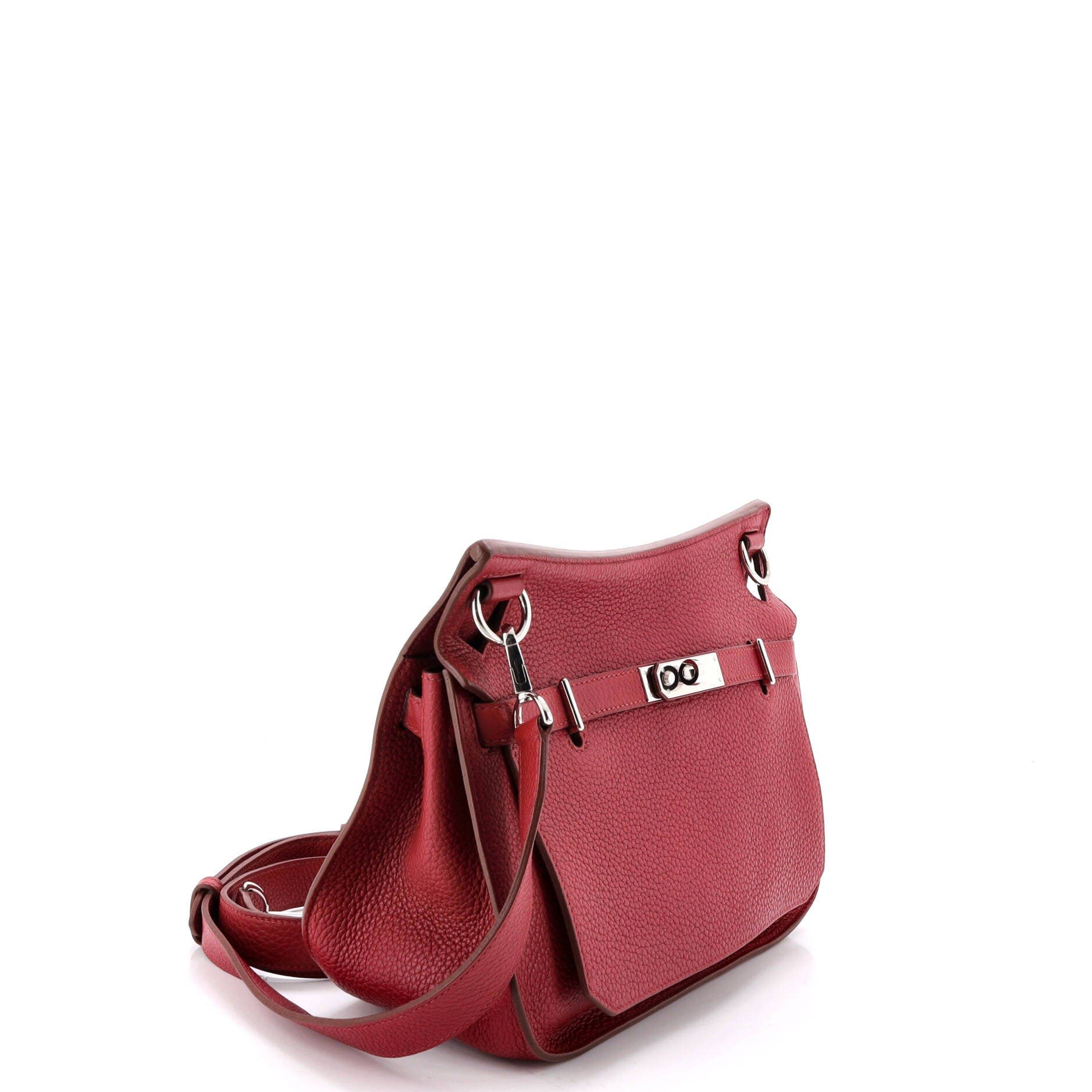 Pre-Owned Hermes Jypsiere Bag Clemence 28, Alternate, color, Rubis