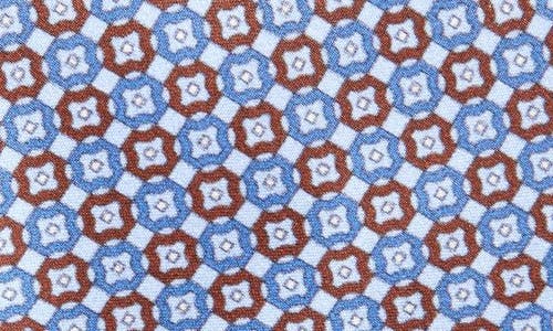 Brioni Geo Jacquard Silk Tie In Blue