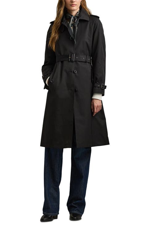 Belted Single Breasted Trench Coat