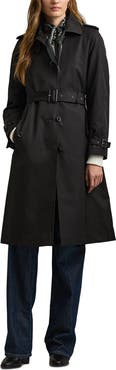 Lauren Ralph Lauren Belted Single Breasted Trench Coat