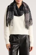Vince Camuto Textured Colorblock Scarf
