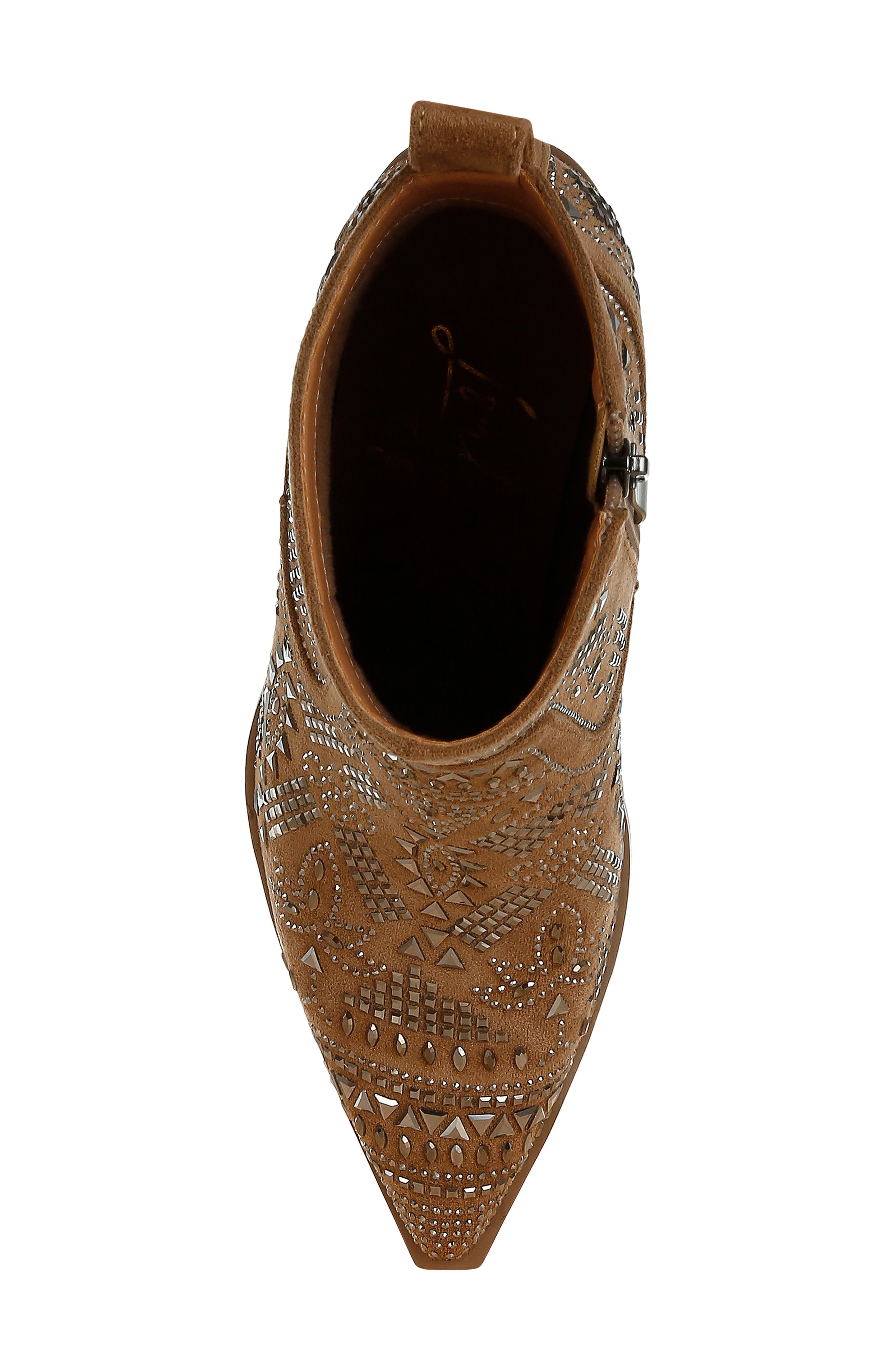 Omishi Pointed Toe Bootie, Alternate, color, BEIGE